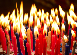 Birthday Cake Candles on Birthday Cake At Your Celebration     A Cake With 234 Candles On Top